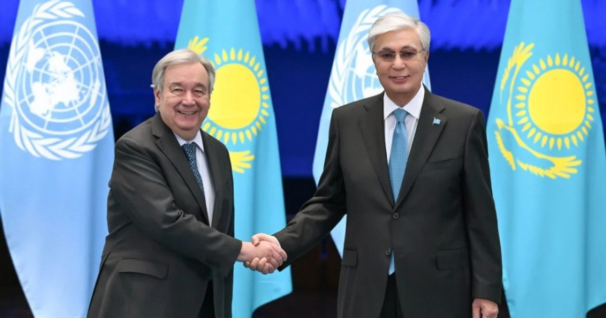 Мемлекет басшысы БҰҰ Бас хатшысы Антониу Гутерришпен келіссөз жүргізді