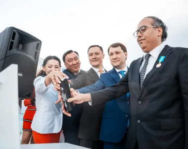 Colman Domingo and Jude Law at amfAR’s Venice Gala