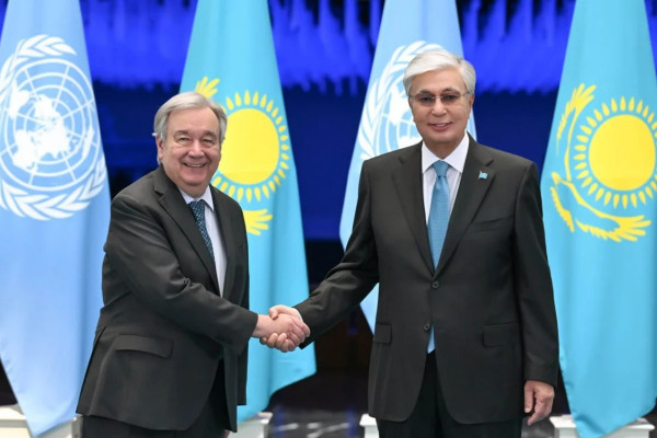 Мемлекет басшысы БҰҰ Бас хатшысы Антониу Гутерришпен келіссөз жүргізді
