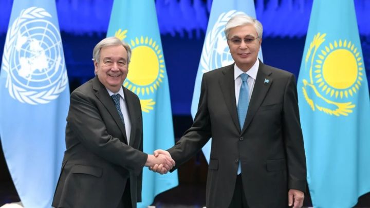 Мемлекет басшысы БҰҰ Бас хатшысы Антониу Гутерришпен келіссөз жүргізді