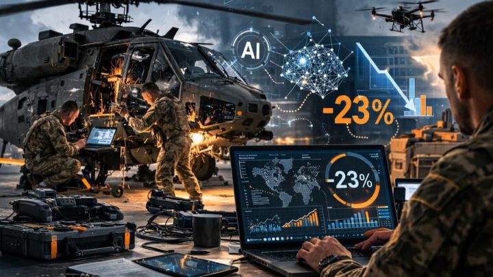 ЖИ әскери техниканы күтіп ұстау шығындарын 23%-ға дейін азайтады: алгоритмдер соғыс экономикасын қалай өзгертуде