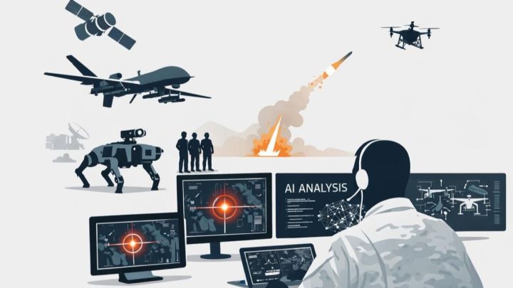 Алгоритмдік соғыс дәуірі: жасанды интеллект заманауи қақтығыстардың стратегиясын қалай өзгертуде