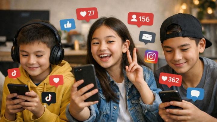 Қазақстандағы балалардың 60%-ы қазірдің өзінде әлеуметтік желілерде аккаунт ашып, өздерінің цифрлық ізін қалыптастырып жатыр — сарапшы.