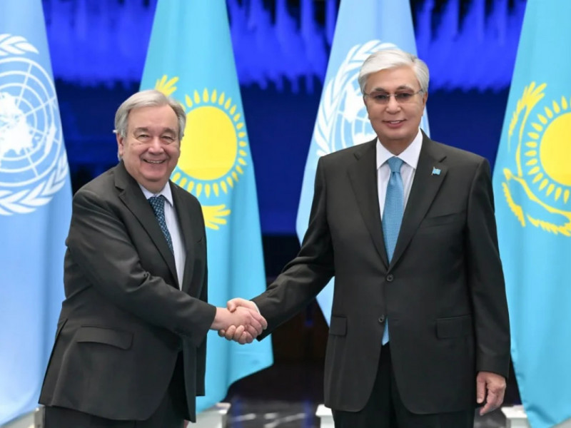 Мемлекет басшысы БҰҰ Бас хатшысы Антониу Гутерришпен келіссөз жүргізді